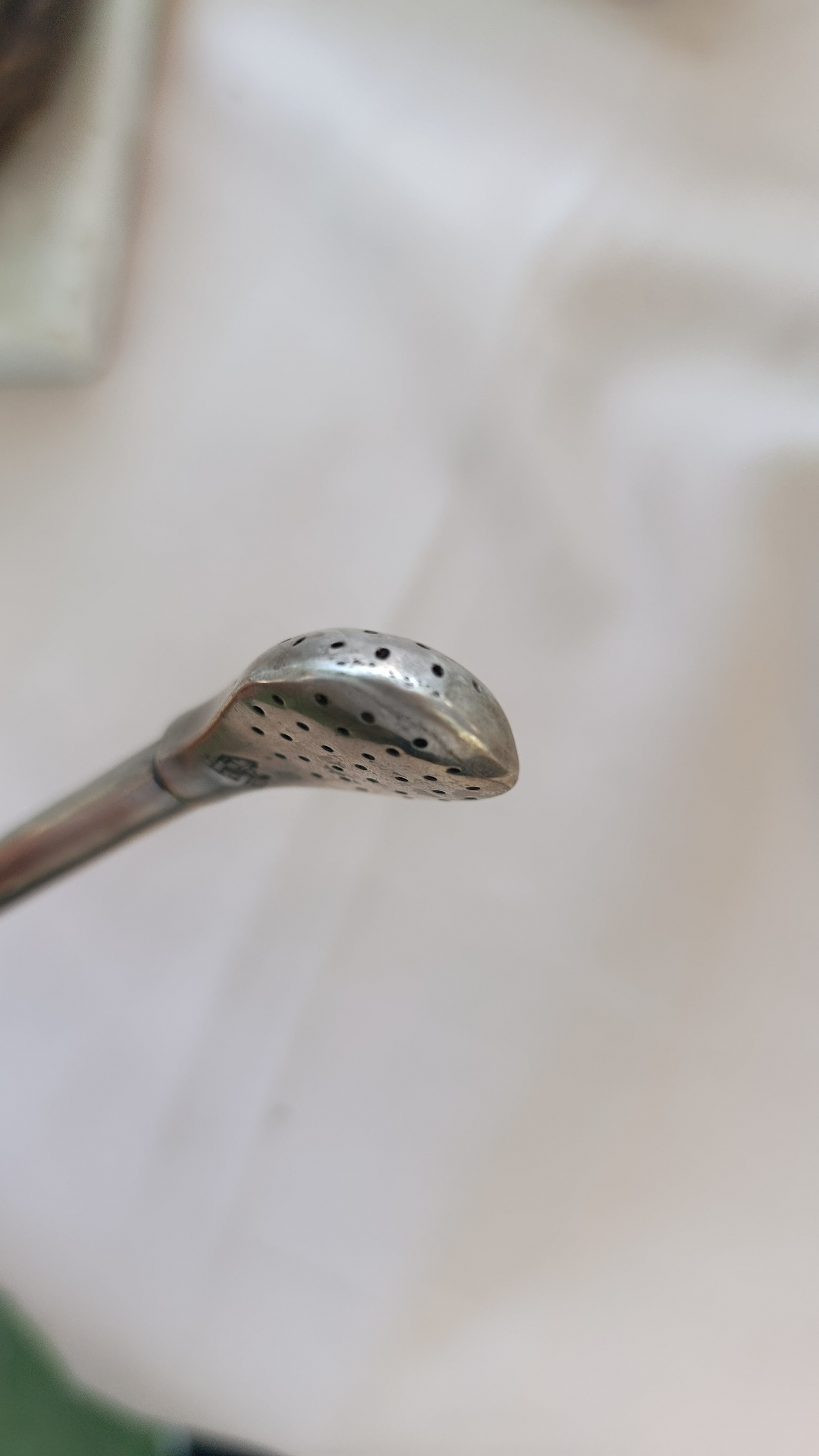 Bombilla plata y oro