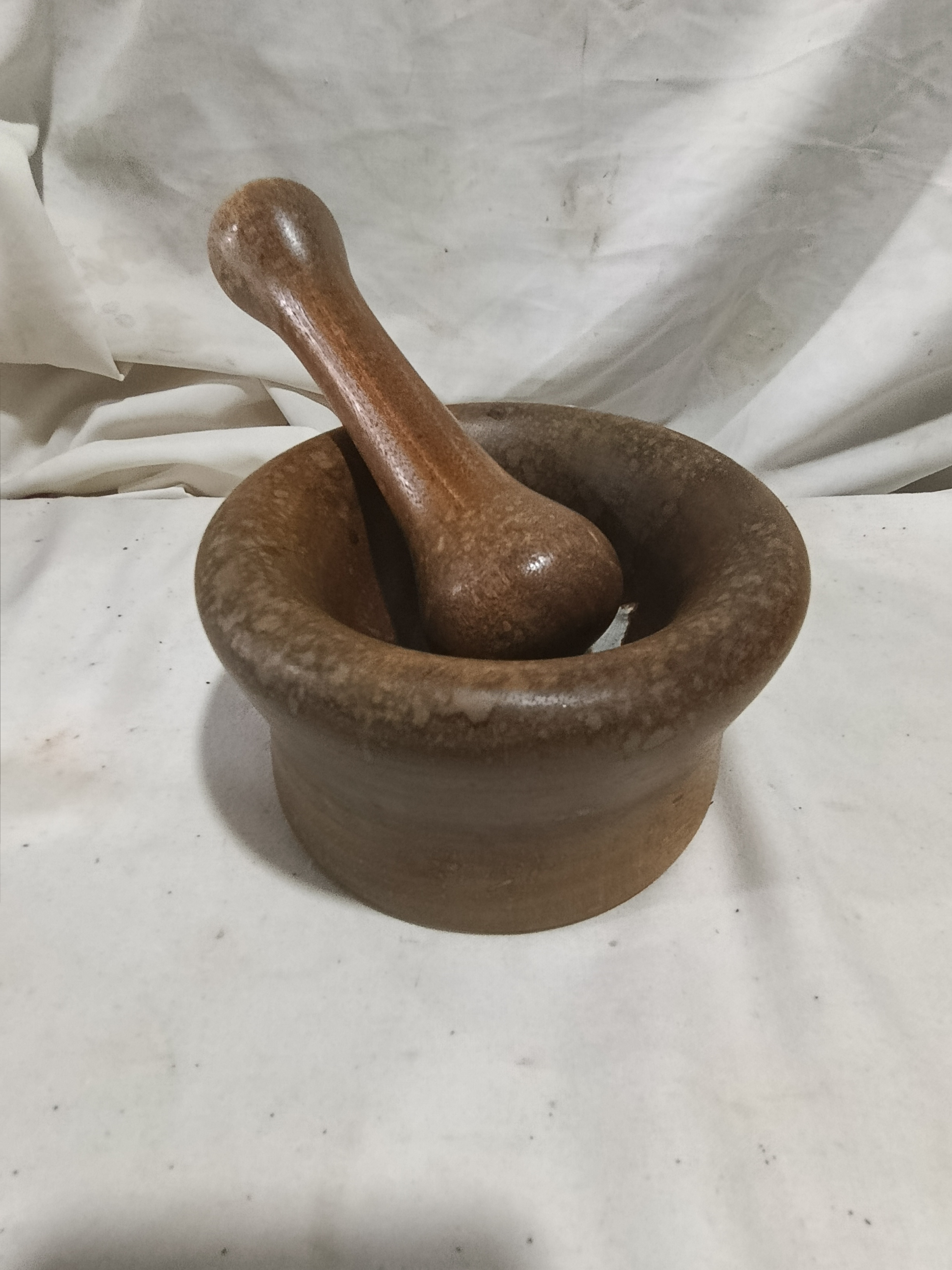 Mortero de madera 